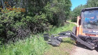 Cut Steep Slopes and Banks with a CID Swing Boom Cutter Demo by Swift Fox Industries [upl. by Rickie578]