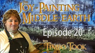 Easy Painting  The Joy of Painting Middle Earth  Artwork depicting a Dark Path in the Shire  LotR [upl. by Jepum]