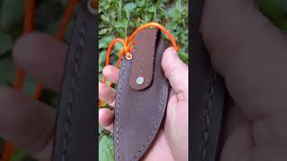 DIY Kerf Necker Lanyard edcknife [upl. by Yellac]