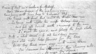 John Keats  To Autumn Original Manuscript [upl. by Edrahs]