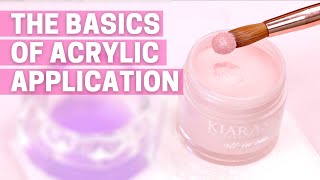 The Basics of Acrylic Nails for Beginners Acrylic 101 How to start doing acrylic nails [upl. by Akcirederf]