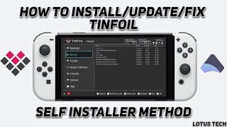 How To Installfixupdate Tinfoil for Nintendo Switch 1180 guide  Self Installer [upl. by Valdes]