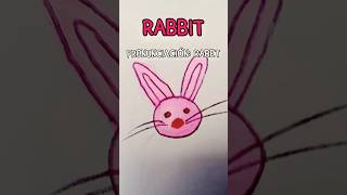 Conejo 🐰naturaleza drawing interesante suscribete dibujo sabias ingles pronunciation art [upl. by Annairdua]