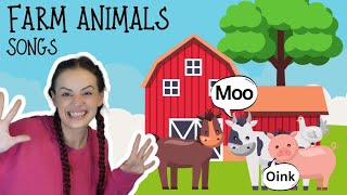 Farm Animals  Learning Songs For Toddlers  Miss Katies Class [upl. by Simmonds]