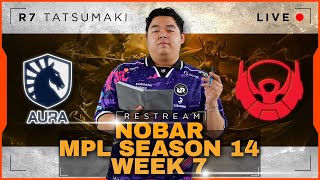 LIQUID VS BTR MPL SEASON 14 WEEK 7 DAY 1 RESTREAM  TOP UP TERBAIK DI R7STOREID mlbbidcreator [upl. by Eira]