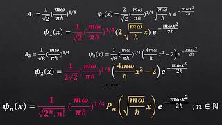 Mécanique quantique 2 Oscillateur Harmonique Etude quantique Polynôme dHermite 4 [upl. by Harrow385]