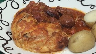 Chicken with Chorizo Recipe [upl. by Kaela45]