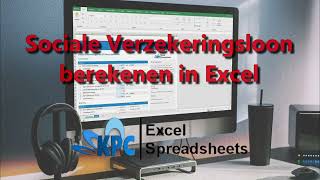 Sociale verzekeringsloon berekenen in Excel ✅ [upl. by Aidnyl]