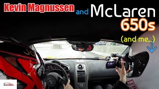 McLaren 650S  Haas F1 driver Kevin Magnussen  FUN D [upl. by Streetman]