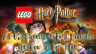 LEGO Harry Potter Years 57  All 62 Students in Peril Locations amp How to Get Them [upl. by Nivonod]