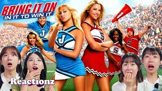 Koreans React To Cheerleading In America  𝙊𝙎𝙎𝘾 [upl. by Ecirtram]