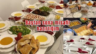 Misafirlerim var👨‍👩‍👧‍👦💕Neler hazırladım❓Birlikte hazırlık yapalım🥰💕 [upl. by Oakleil]