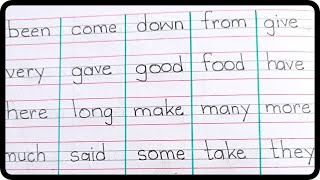 Sight Words  Four Letter Sight Words Part 1  Phonics  English Alphabets [upl. by Hgielsel508]