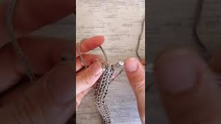 How to crochet an ICord with 5 stitches [upl. by Sicular274]