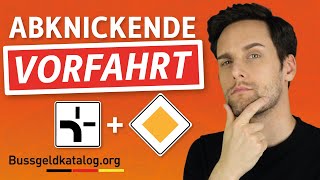 Abknickende Vorfahrtsstraße ☝  Schilder Blinken Vorfahrt  bussgeldkatalogorg [upl. by Kristina]