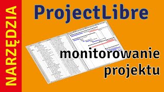 Projectlibre  monitorowanie projektu [upl. by Nabois]