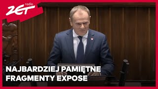 Najbardziej pamiętne momenty z expose premiera DTuska [upl. by Rubbico849]