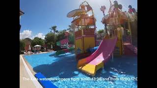 Palmeras Beach Hotel Alanya Turkey Full POV walking around tour [upl. by Towney132]