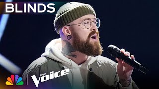 Jamison Puckett Takes His Chance with His Cover of quotFaithfullyquot  The Voice Blind Auditions  NBC [upl. by Anora]