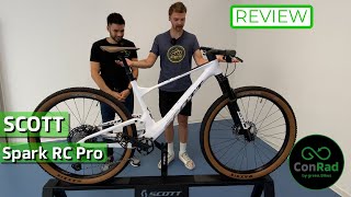 Bikes 2022 Scott Spark RC Pro  Ausführliches Review ConRad [upl. by Nairad718]