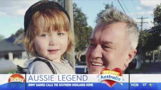 Today Show Aussie Legend Jimmy Barnes [upl. by Akeirahs]