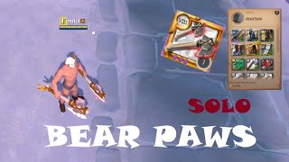 BEAR PAWS SOLO GANKING 7  ALBION ONLINE [upl. by Boardman79]