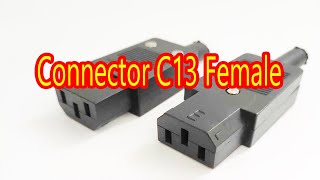 Connector C13 Female l Konektor C14 Male l JACK SOCKET POWER KOMPUTER l Soket AC Female [upl. by Legir638]