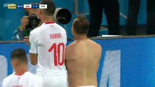 Xherdan Shaqiri  Last minute winner vs Serbia 🇨🇭v🇷🇸 Russia World Cup 2018 [upl. by Peppel]