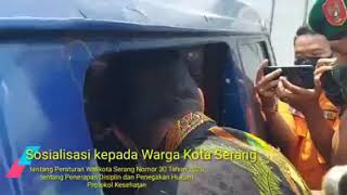 Kota Serang Wajib Masker Cilegon Anyer Mancak Cinangka [upl. by Anidam]