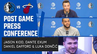 Jason Kidd Dante Exum Daniel Gafford Luka Dončić  Press Conference vs MIA  030724 [upl. by Lesoj984]