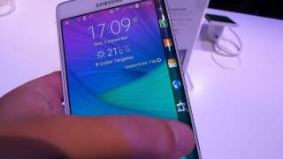 Samsung Galaxy Note Edge aperçu en français bogue audio corrigé [upl. by Dorrej]