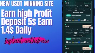 Another new high profitable USDT Quantification site  Earn daily withdraw daily instant withdraw [upl. by Aleck]