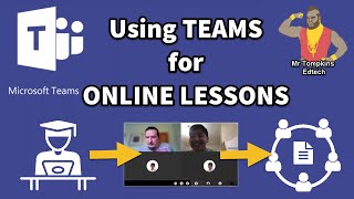 Online Lessons using Microsoft Teams for Remote Learning [upl. by Abrahan]