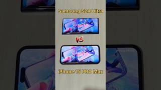 SAMSANG S24 ULTRA 🤖 VS IPHONE 15PRO MAX 🤯 smartphone iphonevssamsung freefire fftest samsungsg [upl. by Templas]