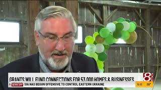 Gov Holcomb announces new broadband grants [upl. by Mok]