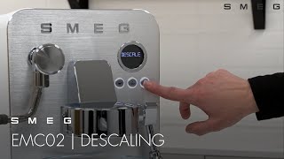 How to Descale your Machine  Smeg EMC02 [upl. by Uon]