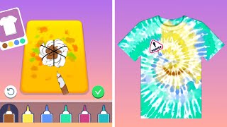 Tie Dye  All Levels Gameplay Android iOS [upl. by Katalin]