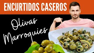 Como PREPARAR OLIVAS MARINADAS al estilo marroquí ¿🌍aceitunas aceitunasaliñadas [upl. by Saloma]