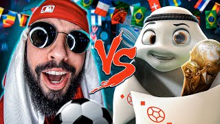 Mascote da Copa Qatar 2022 Laeeb Vs Mussoumano  Batalha de Rap Copa do Mundo 2022 [upl. by Ruelle]