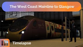 London Euston To Glasgow Central  Full Route Timelapse [upl. by Nolla333]