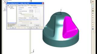 New 5axis feature  FeatureCAM 2009 [upl. by Aicinet148]