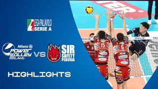 Milano vs Perugia  Highlights  Superlega  Round 4 of the Semifinals [upl. by Fee778]