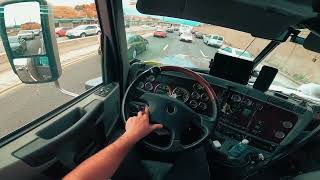 Straight piped Freightliner Coronado POV Drive [upl. by Worden]