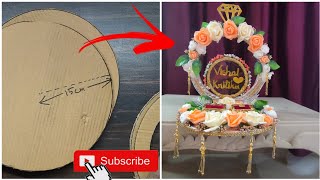 DIY Engagement ring platter making ring ceremony plate making [upl. by Tekla]