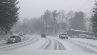 Preparations underway ahead of Thursday snowfall in Charlotte across the Carolinas [upl. by Purdy701]