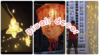 Diwali Decor vlog  Balacony makeover [upl. by Amada616]