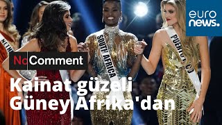 Kainat güzeli üçüncü defa Güney Afrika Cumhuriyetinden seçildi Türk güzeli dereceye giremedi [upl. by Nanete347]