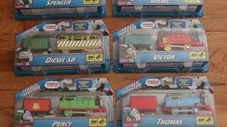 6 Newly Redesigned Thomas amp Friends Trackmaster Toy Trains [upl. by Ecaj]