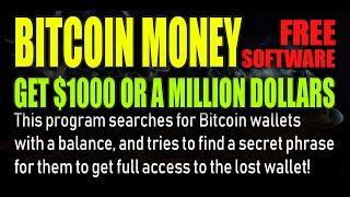 PROFIT SEARCHING FOR LOST BITCOIN WALLETS  BITCOIN LOTTERY [upl. by Amor]