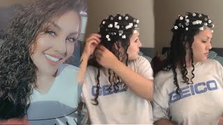 How I Perm My Hair At Home  Quick amp Easy  Savannahxo28 [upl. by Lanctot]